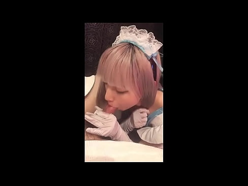❤️ Японский идол [mayuka], костюм французской горничной, часть 1, минет и дрочка с лосьоном ☑ Просто порно у нас ️